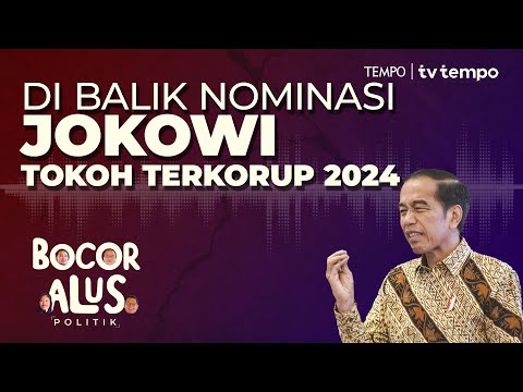Cara OCCRP Menjaring Nama Jokowi Presiden Terkorup dan Sikap Prabowo Subianto | Bocor Alus Politik
