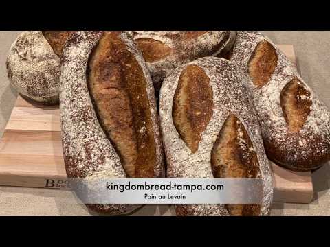 Professional Baker Teaches Pain au Levain, 3 Flours, White, Wheat and Rye, and a Wheat Sourdough!