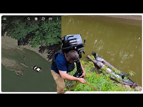 Solved Mysterious GOOGLE EARTH White Vehicle In River