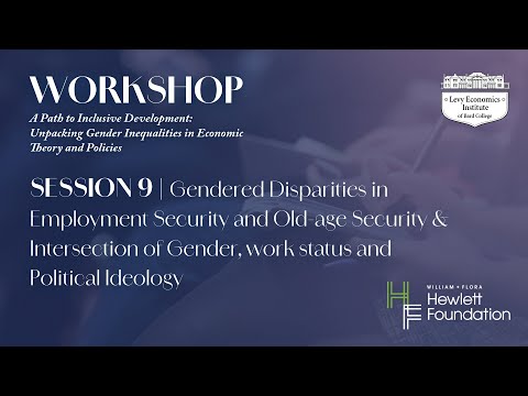 2024 Levy Gender Workshop | Gendered Disparities in Employment Security and Old-age Security