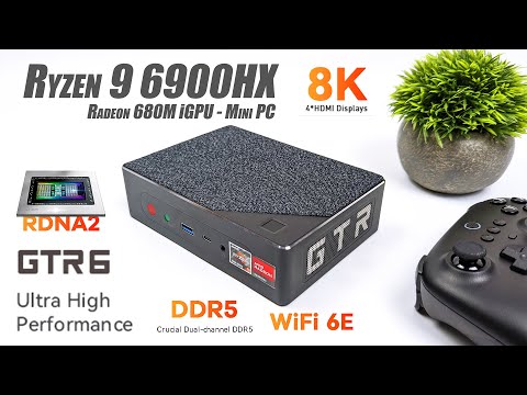 Finally! We Have A Powerful Ryzen 9 6900HX Mini PC! Hands On With The All New GTR6
