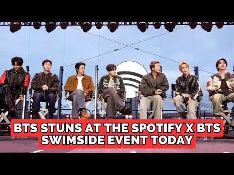 BTS JUNGKOOK, V, JIMIN, JIN, RM, JHOPE & SUGA STUN Fans at SWIMSIDE Event in New York City 😱