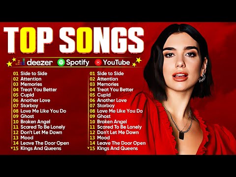 Spotify Playlist 2026 🍆 Top Billboard 🍑 Dua Lipa, Ariana Grande, Maroon 5, Bruno Mars, The Weeknd