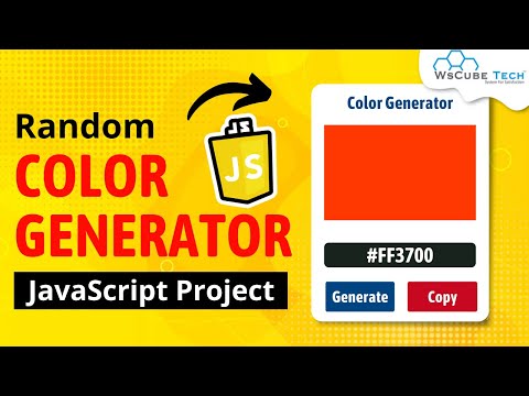 JavaScript Project: Random Color Generator in JavaScript | JavaScript Tutorial