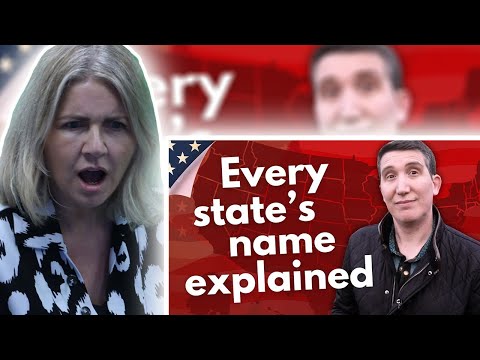 BRITS React to The origin of every US state's name!