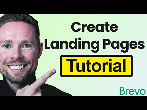 Brevo Landing Page Tutorial - Step by Step