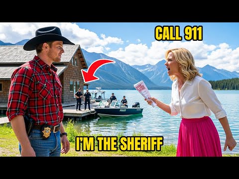 HOA Karen Called 911 Claiming the Cabin I Bought Was Hers — She Didn’t Know I Was the Sheriff
