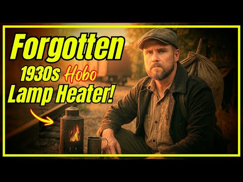 Forgotten 1930s Hobo Lamp Heater! Great Depression Heat Trick That Still Works Today!