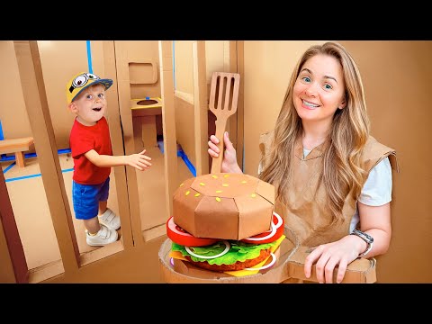 Картонные Челленджи для Детей 📦 Приключения и Побеги!