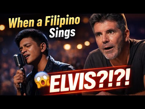 When a Filipino Starts Singing Elvis… Even Simon Cowell Couldn’t Believe It! 😱🎤