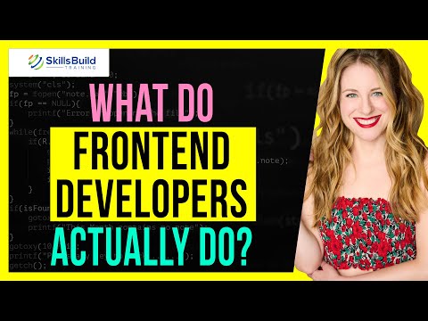 🔥 What Does A Front-End Developer ACTUALLY Do?