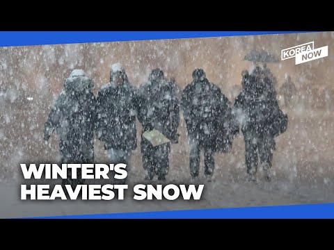 Heaviest snowfall of this winter blankets Seoul