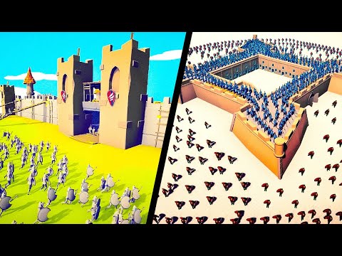 These are the BIGGEST CASTLE SIEGES Ever Made in TABS (Totally Accurate Battle Simulator)