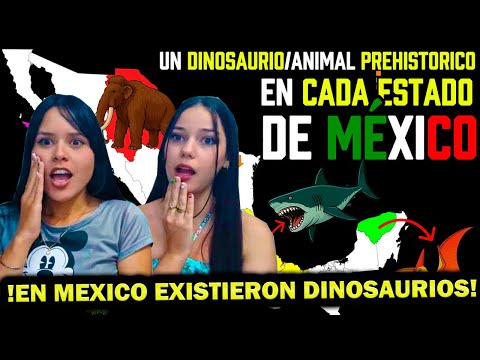 DINOSAURIOS ENCONTRADOS en cada estado de MÉXICO 🇲🇽 - CUBANAS REACCIONAN