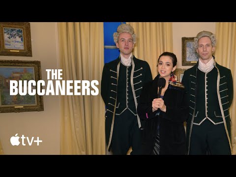 The Buccaneers — Josie Totah Asks Cast and Crew Fiery Questions on Set | Apple TV