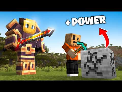 Minecraft Manhunt, but Hunters Mining Increases my POWER