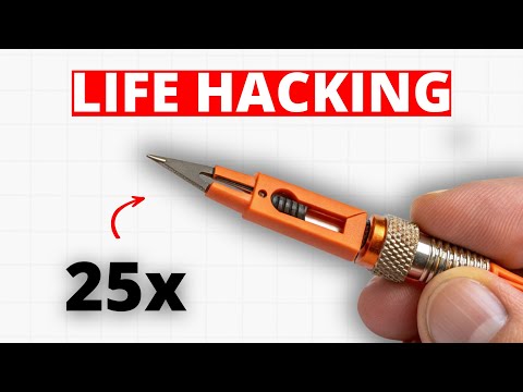 25 Life Hacking MINI Tools EVERYONE Should Own!
