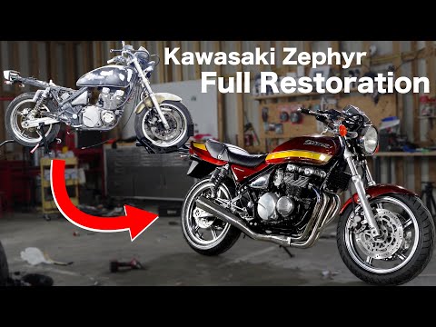 【総集編】30年以上前のバイク「Kawasaki ゼファー(400)」をフルレストアして新車並みにする。