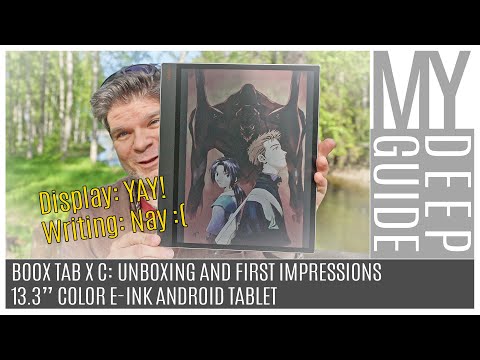 Boox Tab X C Unboxing and First Impressions | 13.3" Color E-Ink Tablet With Impressive Image Quality