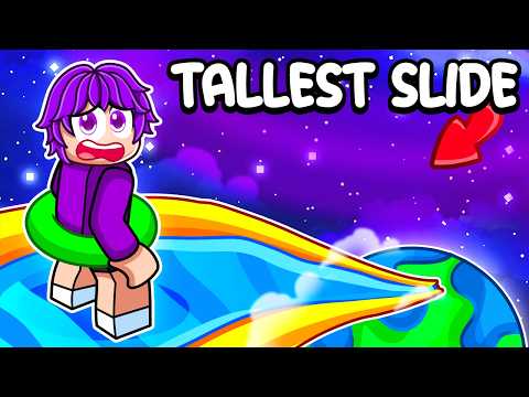 Surviving the TALLEST SLIDES in Roblox!