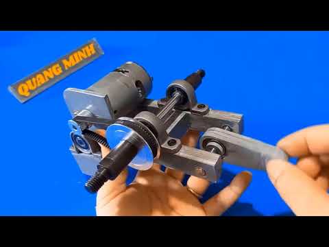 Homemade mini sanding table saw from PVC plastic