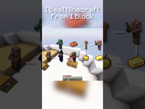 Part 21. I Beat Minecraft From 1 Block