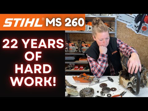 Stihl MS 260 / 026  Chainsaw -- 22 Years Old -- Starts But WILL NOT Idle When It's Warm!