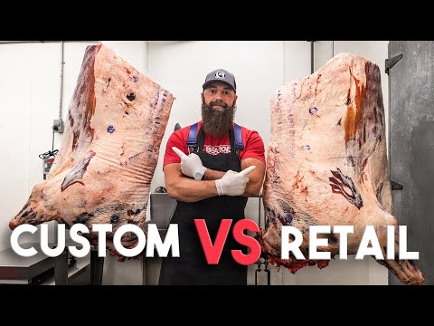Custom vs. Retail Front Quarters of Cow: A Comparison by The Bearded Butchers