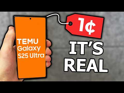 TEMU sold me a $.01 Galaxy S25 Ultra...? 💀