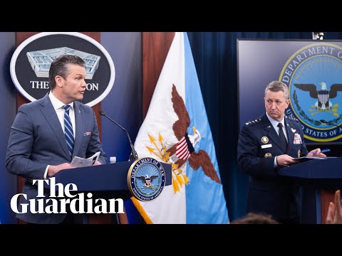 Pete Hegseth and Dan Caine hold Iran war briefing - watch live