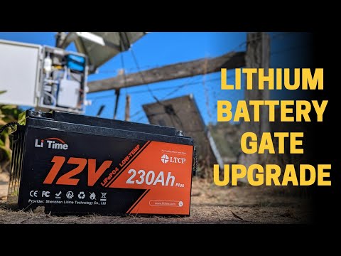 Li Time 12V 230Ah Batteries - Upgrading my smart gate.... again