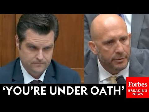 Matt Gaetz Asks Witness Point Blank If He Wasn't Given Promotions For 'DEI Reasons'