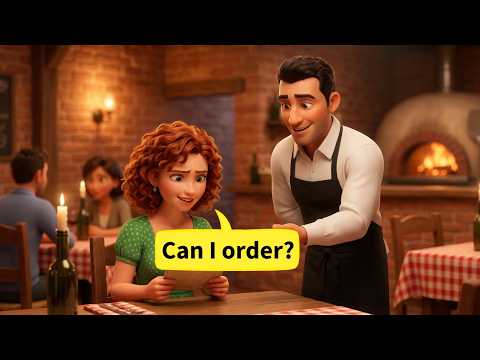 10 Simple English Conversations for Eating Out | Real Life Dialogues A1-A2