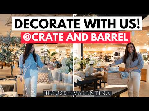 Decorate with us @Crate and Barrel (yes! at the STORE!) & shop the newest in! eekk! Best day EVERRR!