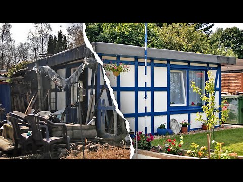 ABANDONED Allotment Garden RESTORATION in Germany [5 Months in 20 minutes]