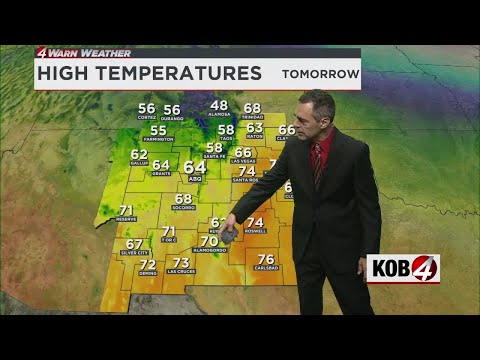 Warm  sunny weather continues in New Mexico before cold front arrives