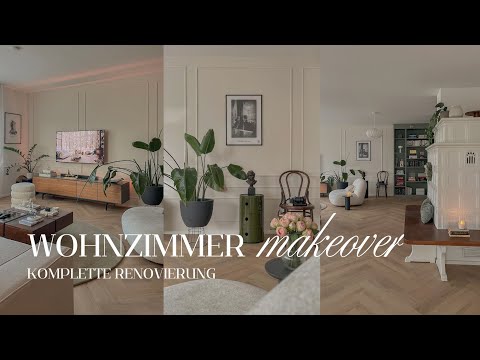 Extreme Wohnzimmer Renovierung / Vorher & Nachher