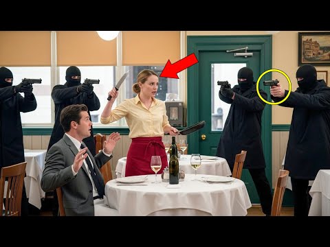 Four Men Attacked A Billionaire CEO in a Restaurant — Waitress’s Hidden Skill Changed Everything....
