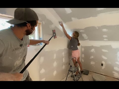 Was It Worth It? | DIY Drywall Finishing | Our Tiny Cabin is Becoming a Home