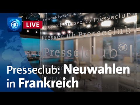 Macrons Machtpoker: Parlamentsneuwahl in Frankreich | ARD-Presseclub