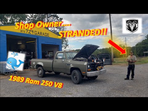 Vintage Dodge Leaves Shop Owner....STRANDED!?! ('89 Ram 250 V8)