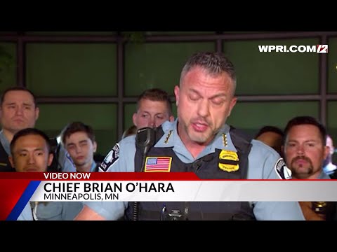 Video Now: Minneapolis Police Chief speaks following the death of one of his officers