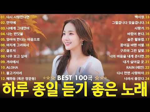 1990~2025 한국 발라드 명곡 모음 🎶 하루 종일 듣기 좋은 광고없는 발라드 추천 | 김범수, 임창정, 박효신, 성시경, 백지영, 더원, 태연, 에일리, 찬열, 펀치, 다비치