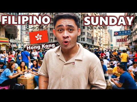 Exposing Real Life of Filipinos in Hong Kong 🇭🇰 Filipino Food Tour on Pinoy Sundays