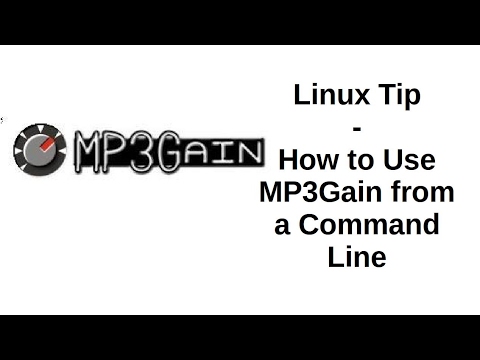 Linux Tip | How to Use MP3Gain from a Command Line