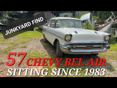 Will it run? Surprise junkyard 57 Chevy time capsule street rod!
