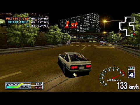 Touge Max G PS1 Gameplay HD (Beetle PSX HW)