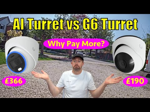 Ubiquiti AI Turret vs G6 Turret - COMPARING IMAGE, NIGHT VISION and AI FEATURES