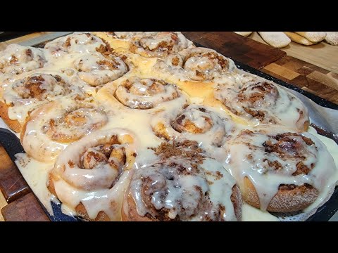 The Best Sweet Dough Recipe ! Homemade Cinnamon Rolls!