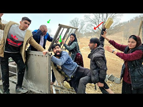 "Emotional battle in the snow; buying windows for Elnaz house and Masoud's stormy arrival!"